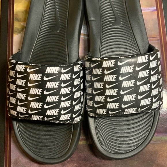 Nike Shoes Mens Nike Print Slide Black White Poshmark